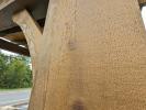 Post Detail Rough-Cut Lean-To Pavilion